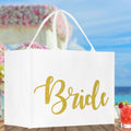 Bride Bridal Party Canvas Tote Bag - Luzilly Bridal & Apparel
