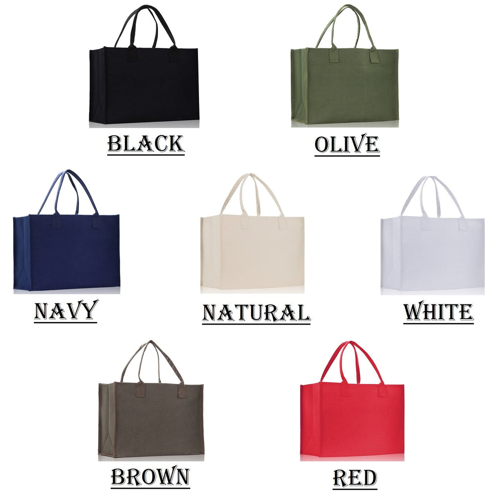 Bride Bridal Party Canvas Tote Bag - Luzilly Bridal & Apparel
