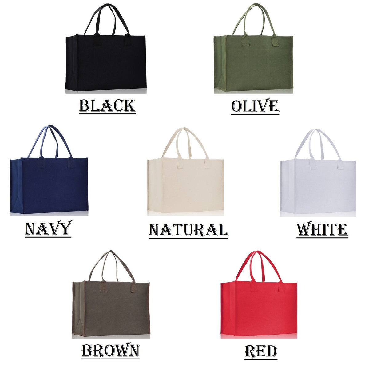 Bride Bridal Party Canvas Tote Bag - Luzilly Bridal & Apparel