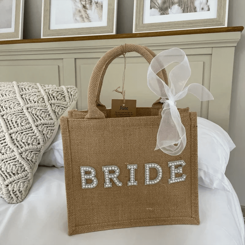 “Bride” Honeymoon Beach Tote - Luzilly Bridal & Apparel