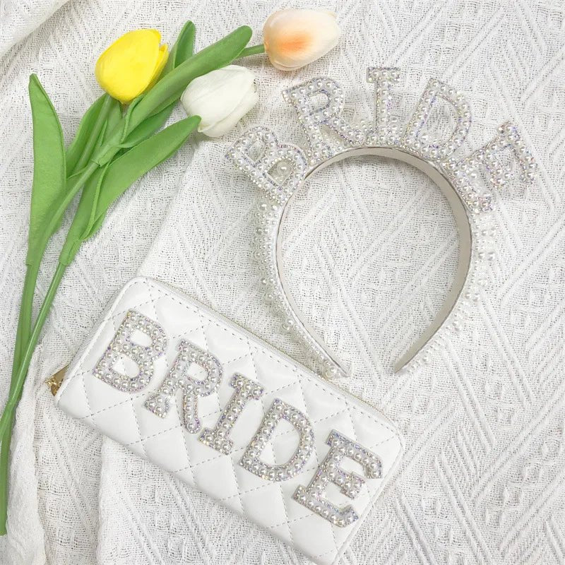 “Bride” Letter Coin Purse — Bridal Gift - Luzilly Bridal & Apparel