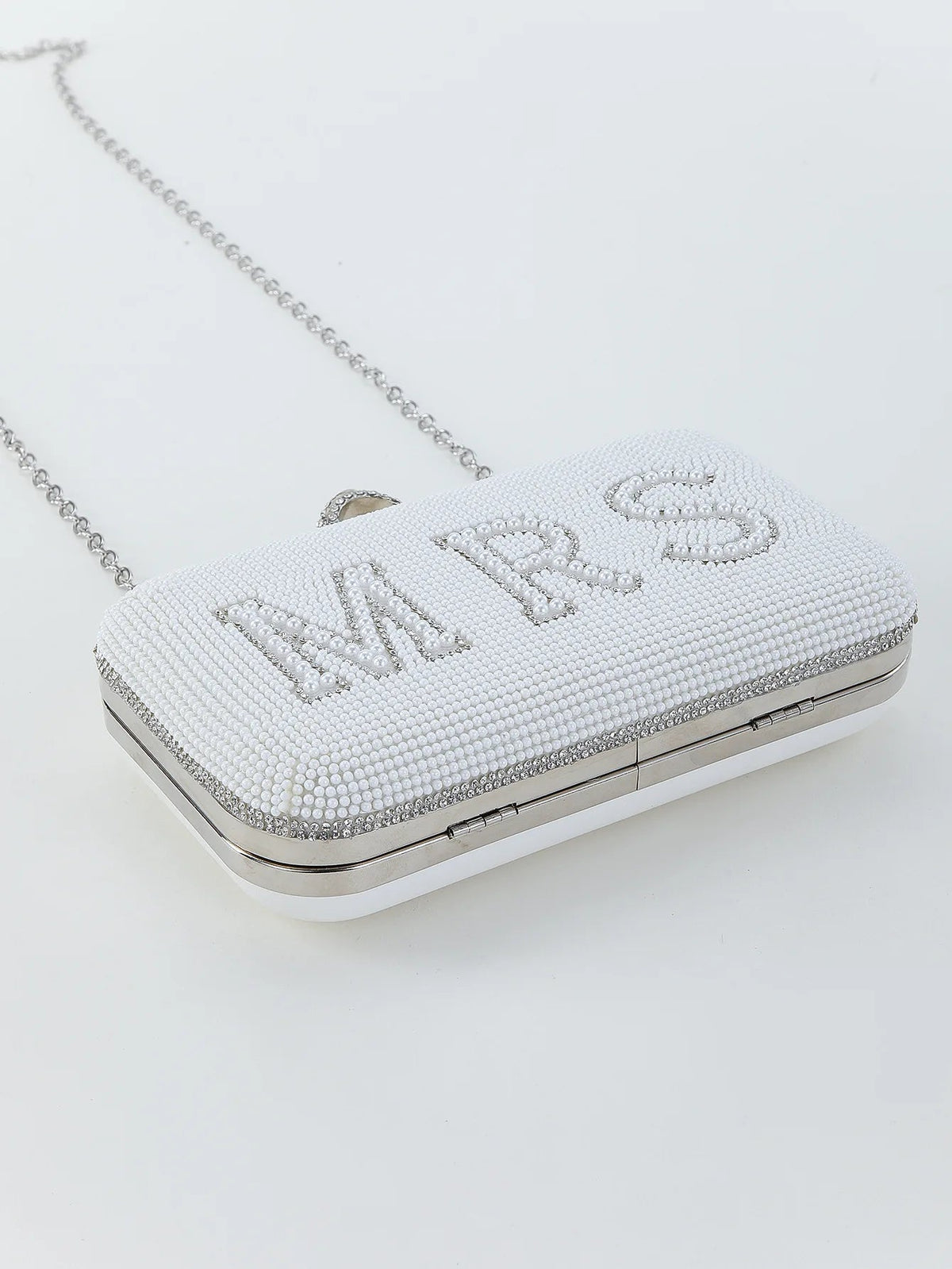 “Bride” Pearl Rhinestone Clutch - Luzilly Bridal & Apparel