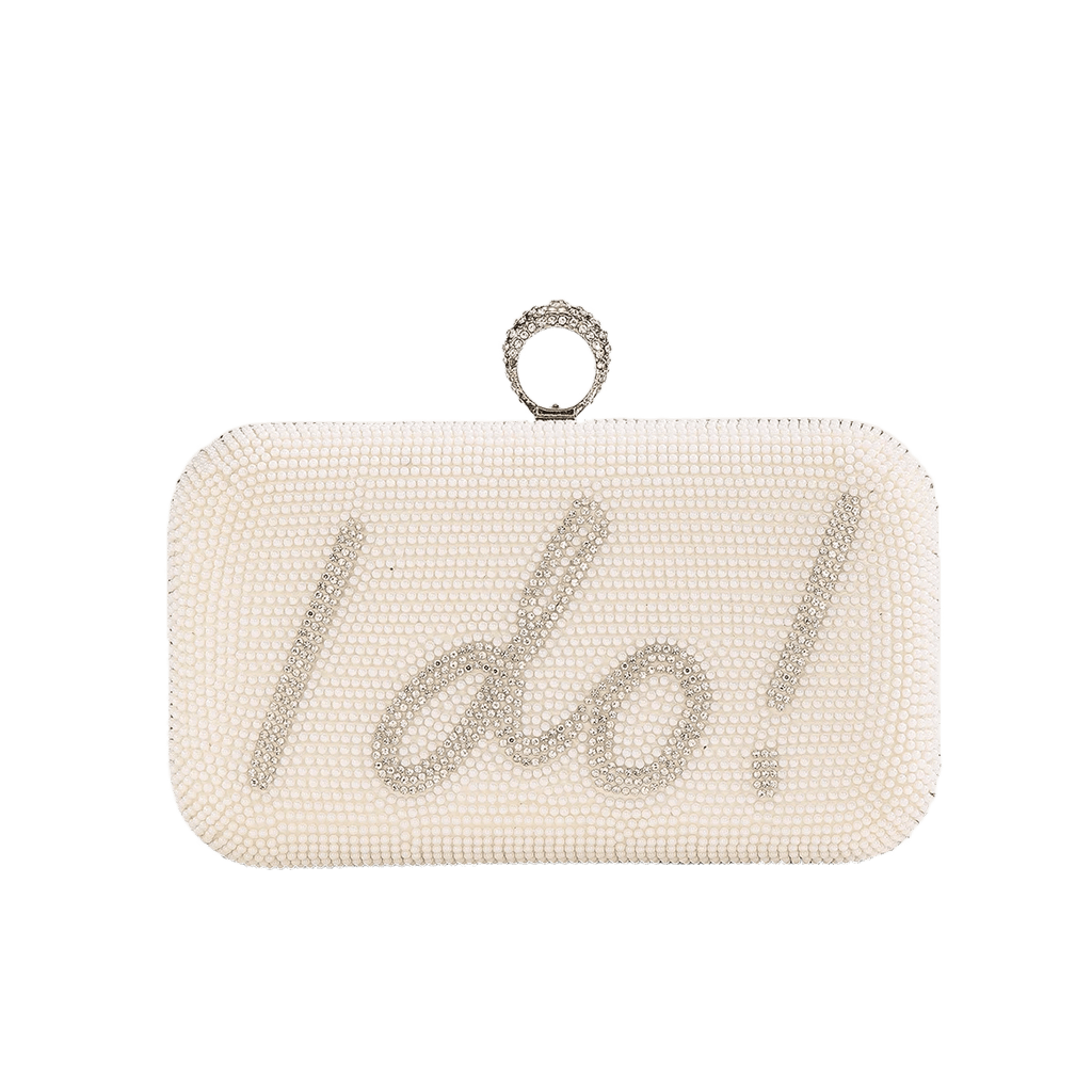 “Bride” Pearl Rhinestone Clutch - Luzilly Bridal & Apparel