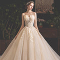 Bride Summer Tube Top Mori Style Trailing Skirt - Luzilly Bridal & Apparel