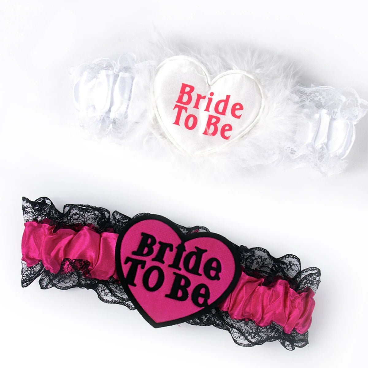Bride-to-Be Lettered Lace Garter - Luzilly Bridal & Apparel