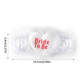Bride-to-Be Lettered Lace Garter - Luzilly Bridal & Apparel