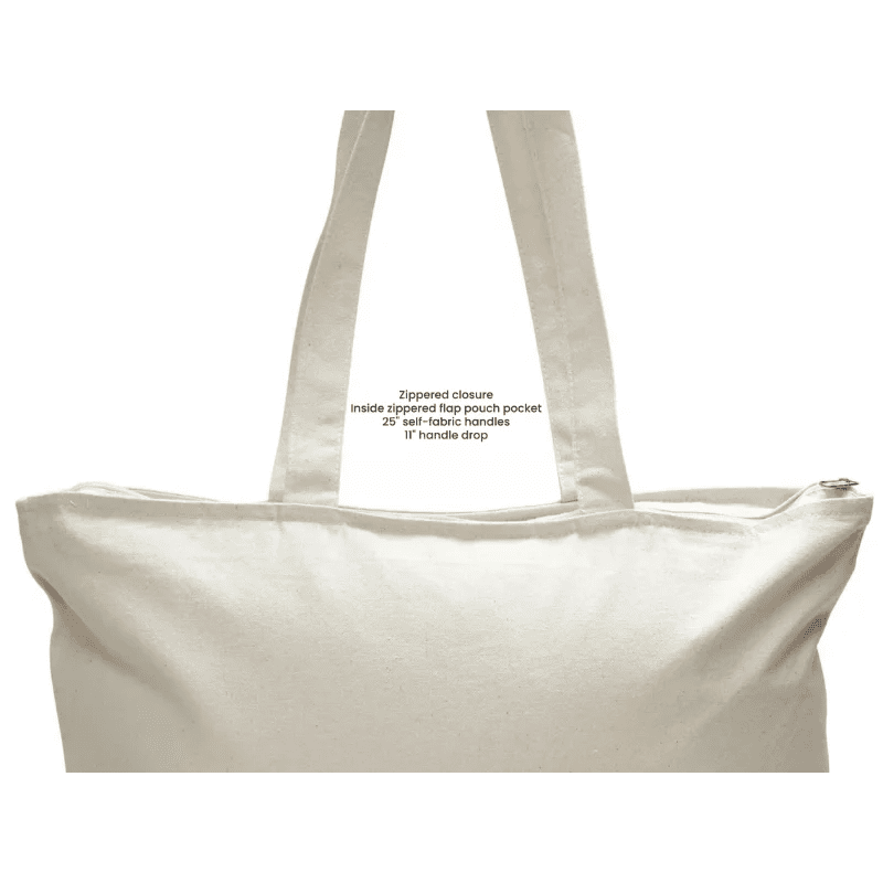 “Bride to Be” Zippered Tote Bag - Luzilly Bridal & Apparel