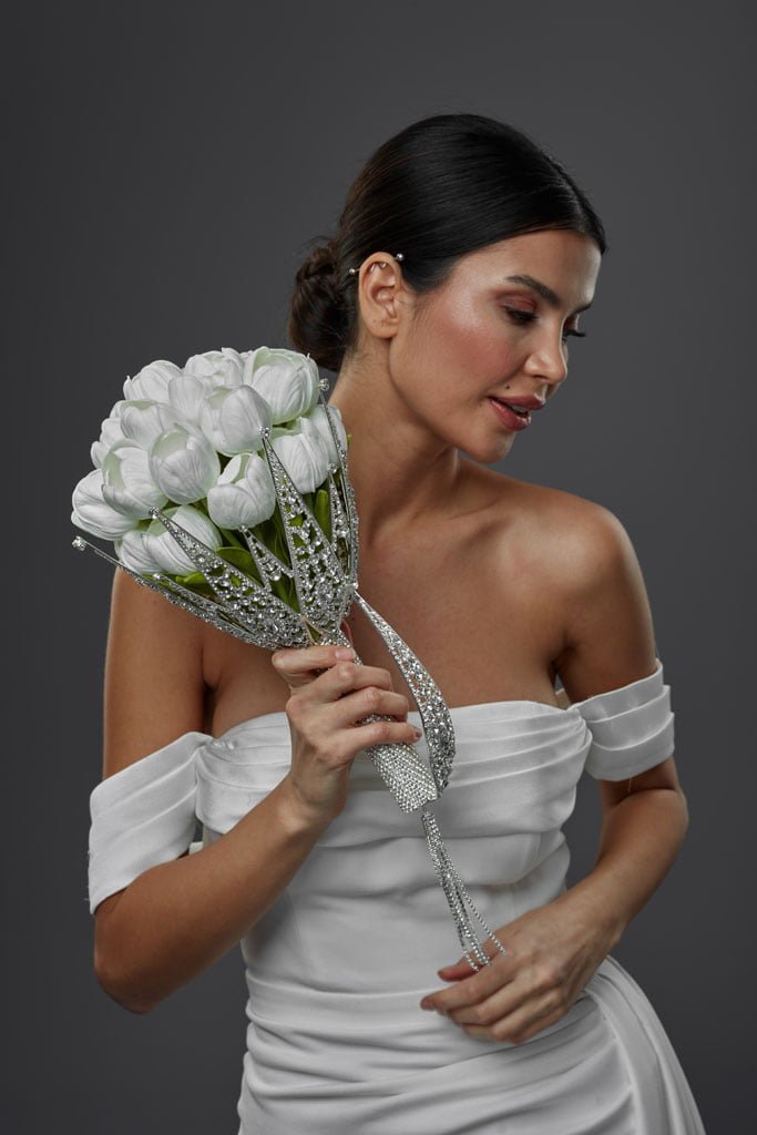 Bridesmaid Bouquet Holder, Bridal Accessories - Luzilly Bridal & Apparel