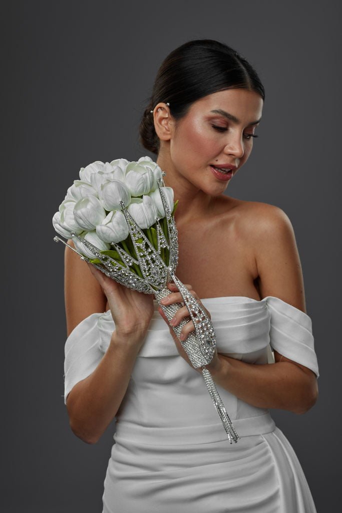 Bridesmaid Bouquet Holder, Bridal Accessories - Luzilly Bridal & Apparel