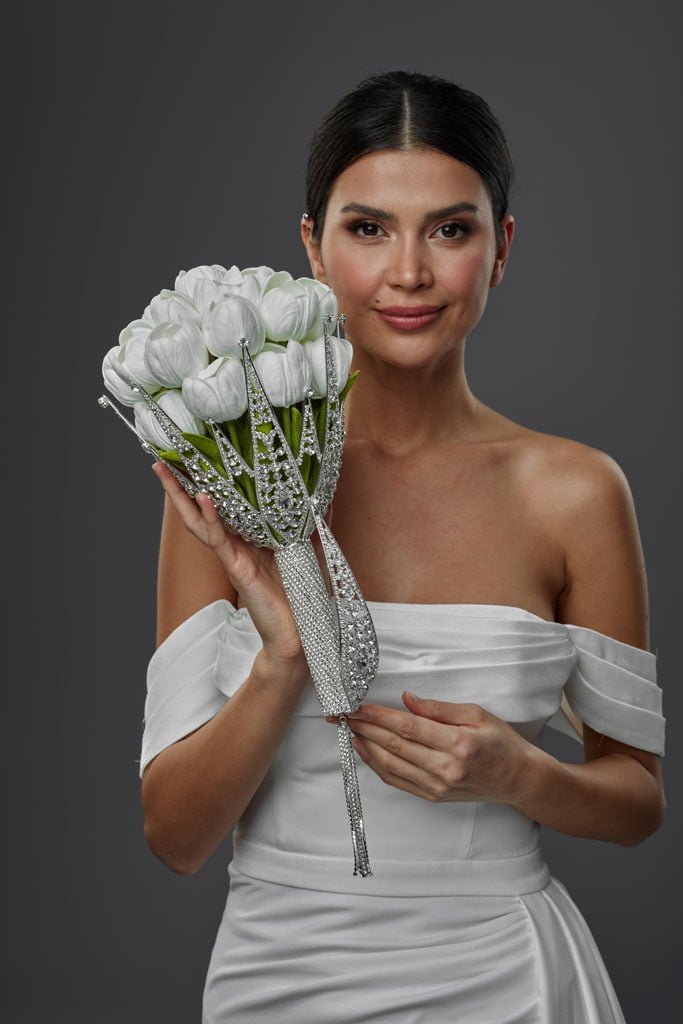Bridesmaid Bouquet Holder, Bridal Accessories - Luzilly Bridal & Apparel
