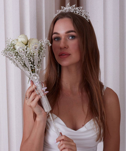 Bridesmaid Bouquet Holder, Bridal Accessories - Luzilly Bridal & Apparel