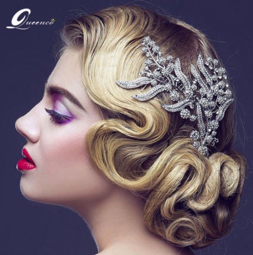 Bridesmaid Hair Comb Women Wedding Hair Accessories Leaves Bridal Headpiece Hair Accessories Wedding Jewelry Bridal Hair Piece - Luzilly Bridal & Apparel