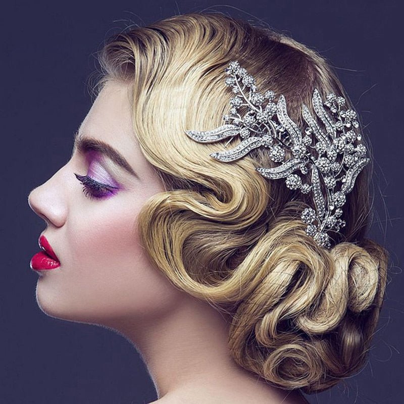 Bridesmaid Hair Comb Women Wedding Hair Accessories Leaves Bridal Headpiece Hair Accessories Wedding Jewelry Bridal Hair Piece - Luzilly Bridal & Apparel