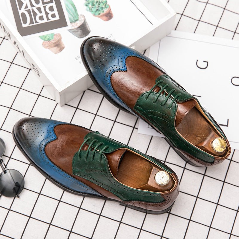 Brogue Wingtip Dress Shoes for Men - Luzilly Bridal & Apparel