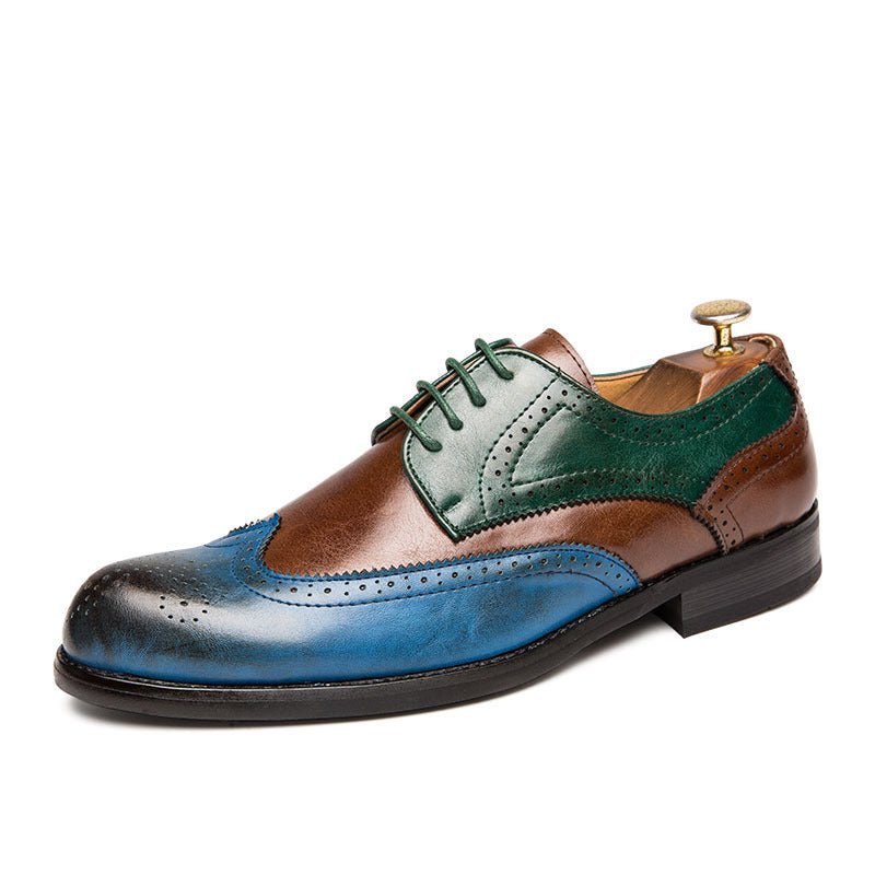 Brogue Wingtip Dress Shoes for Men - Luzilly Bridal & Apparel