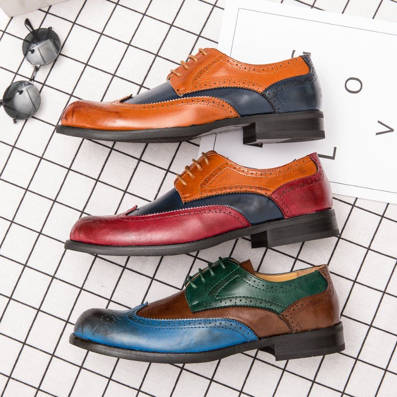 Brogue Wingtip Dress Shoes for Men - Luzilly Bridal & Apparel