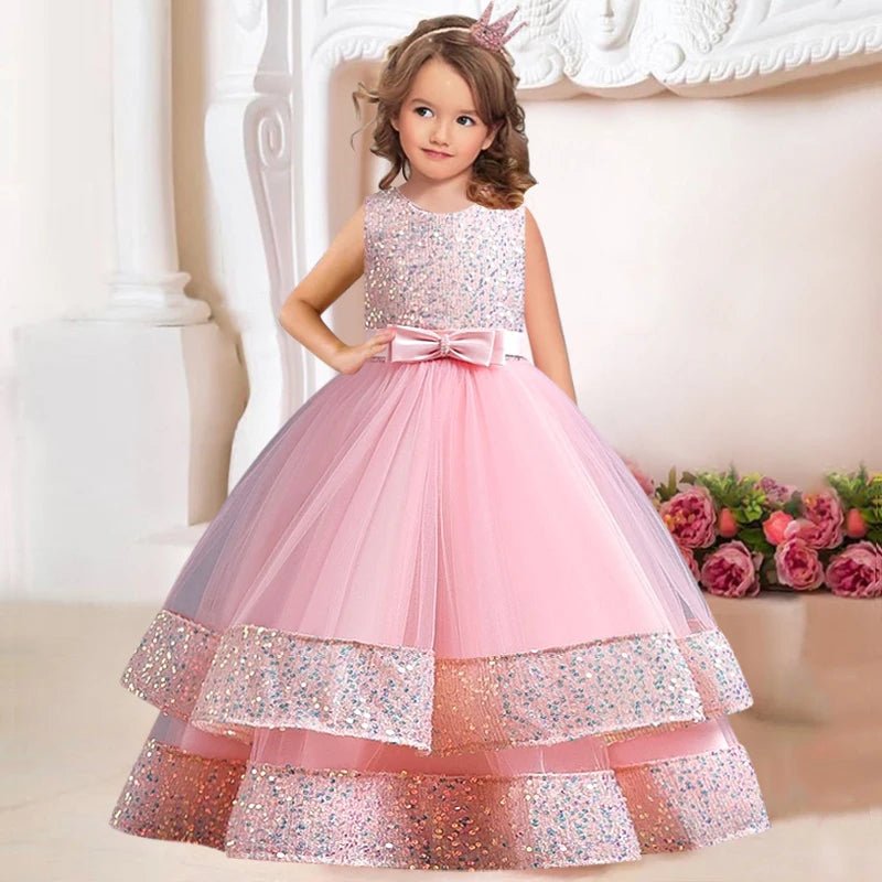 Butterfly Lace Communion & Flower Girl Dress - Luzilly Bridal & Apparel