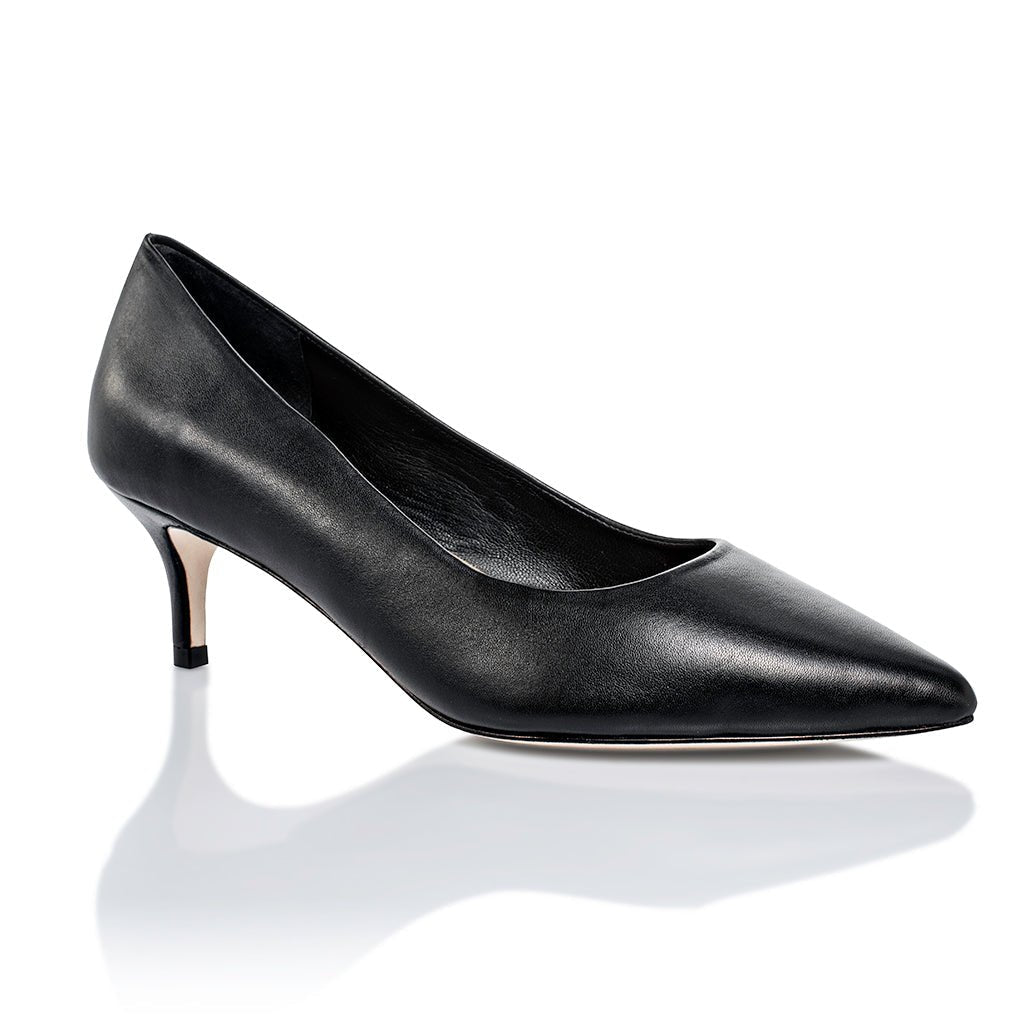 Callie Black Lux Nappa - Luzilly Bridal & Apparel