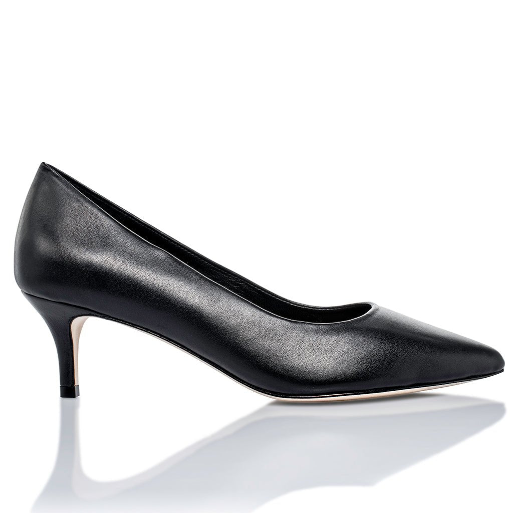 Callie Black Lux Nappa - Luzilly Bridal & Apparel