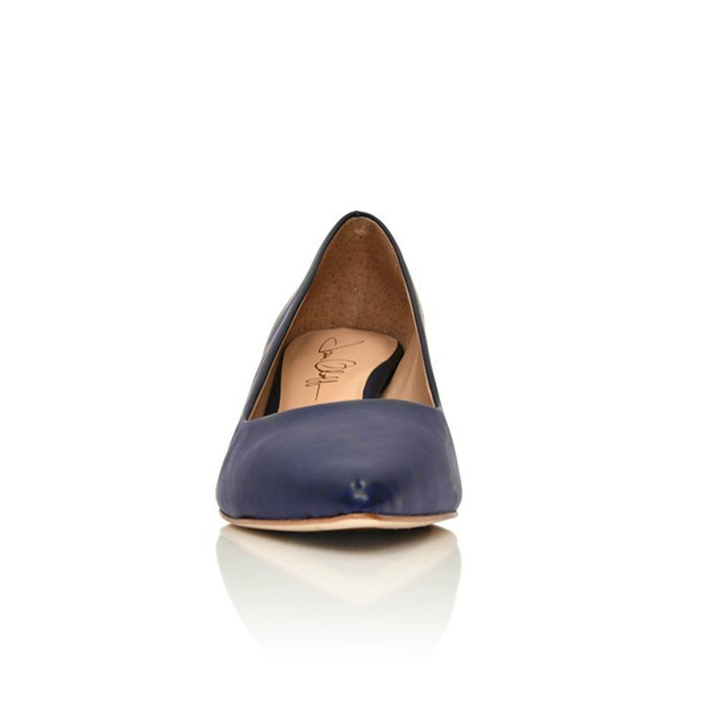 Callie Navy Lux Nappa - Luzilly Bridal & Apparel
