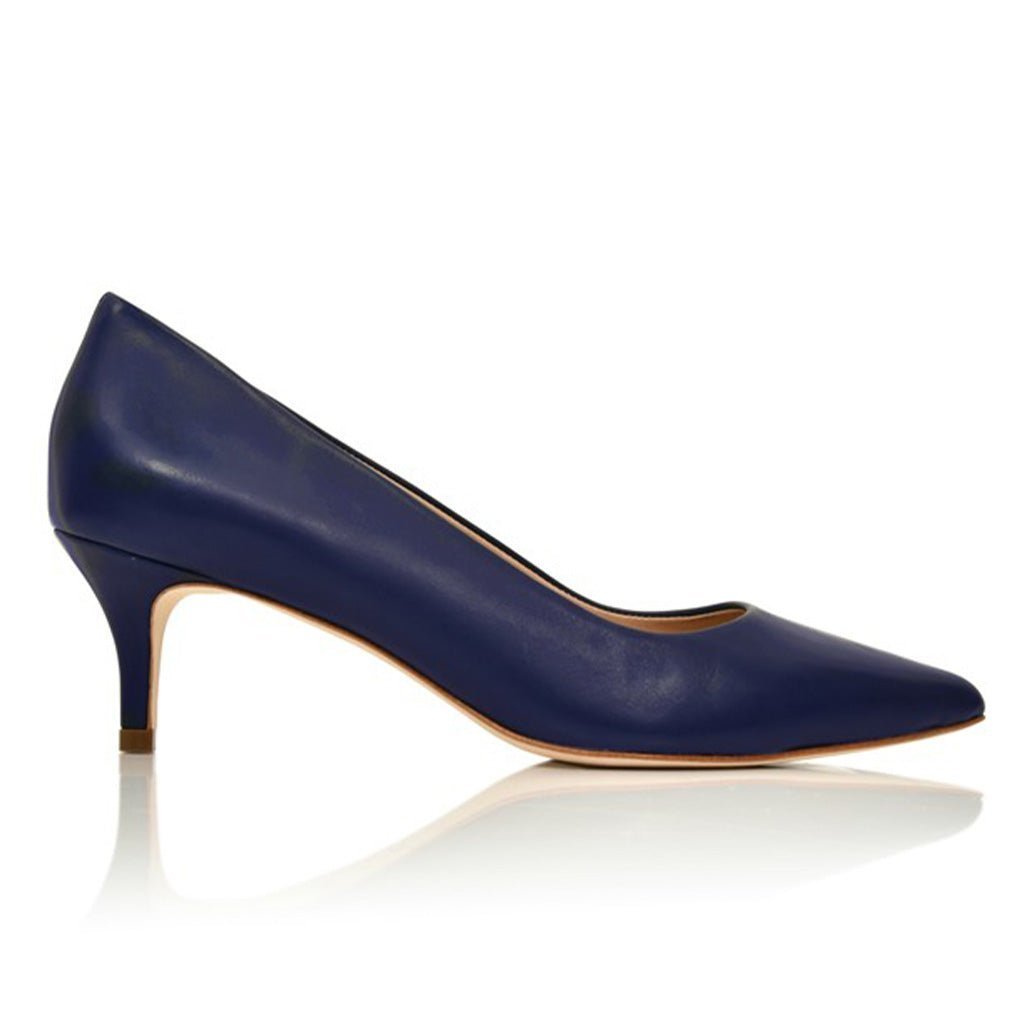 Callie Navy Lux Nappa - Luzilly Bridal & Apparel