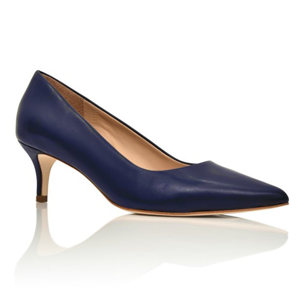 Callie Navy Lux Nappa - Luzilly Bridal & Apparel