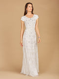Cap Sleeve Beaded Bridal Gown - Luzilly Bridal & Apparel