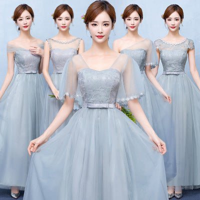 Chiffon Bridesmaid Dress with Sleeve Options - Luzilly Bridal & Apparel