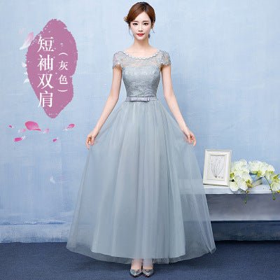 Chiffon Bridesmaid Dress with Sleeve Options - Luzilly Bridal & Apparel