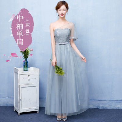 Chiffon Bridesmaid Dress with Sleeve Options - Luzilly Bridal & Apparel
