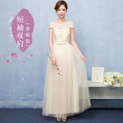 Chiffon Bridesmaid Dress with Sleeve Options - Luzilly Bridal & Apparel