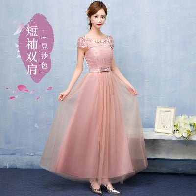Chiffon Bridesmaid Dress with Sleeve Options - Luzilly Bridal & Apparel