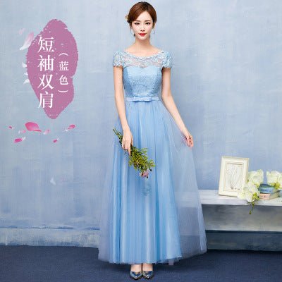 Chiffon Bridesmaid Dress with Sleeve Options - Luzilly Bridal & Apparel