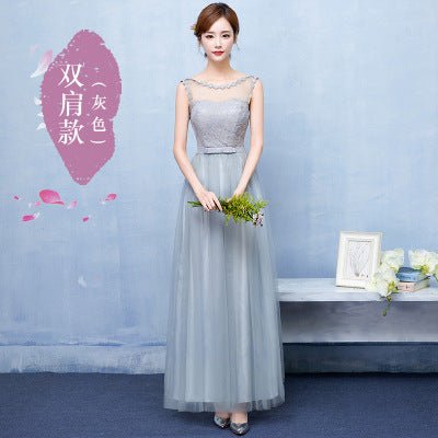 Chiffon Bridesmaid Dress with Sleeve Options - Luzilly Bridal & Apparel