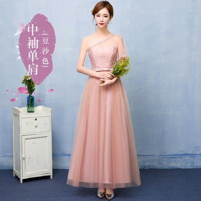 Chiffon Bridesmaid Dress with Sleeve Options - Luzilly Bridal & Apparel