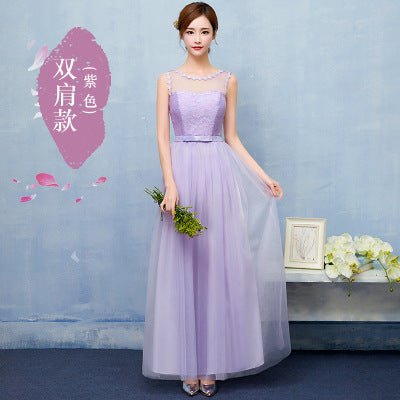 Chiffon Bridesmaid Dress with Sleeve Options - Luzilly Bridal & Apparel