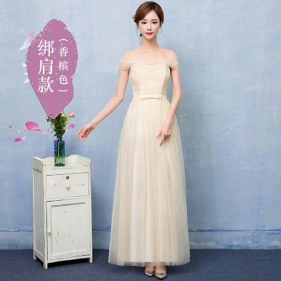 Chiffon Bridesmaid Dress with Sleeve Options - Luzilly Bridal & Apparel