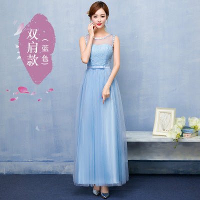 Chiffon Bridesmaid Dress with Sleeve Options - Luzilly Bridal & Apparel