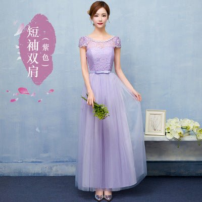 Chiffon Bridesmaid Dress with Sleeve Options - Luzilly Bridal & Apparel
