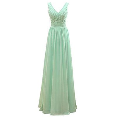 Chiffon Bridesmaid Mini Dress, Three Necklines - Luzilly Bridal & Apparel