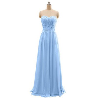 Chiffon Bridesmaid Mini Dress, Three Necklines - Luzilly Bridal & Apparel