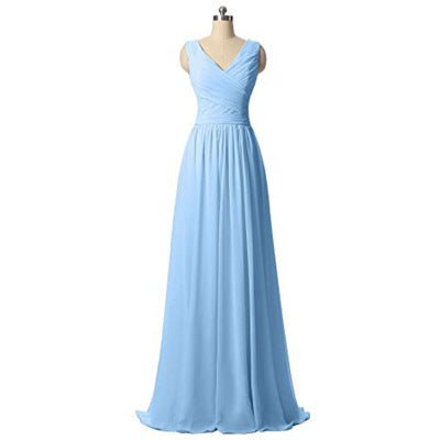 Chiffon Bridesmaid Mini Dress, Three Necklines - Luzilly Bridal & Apparel
