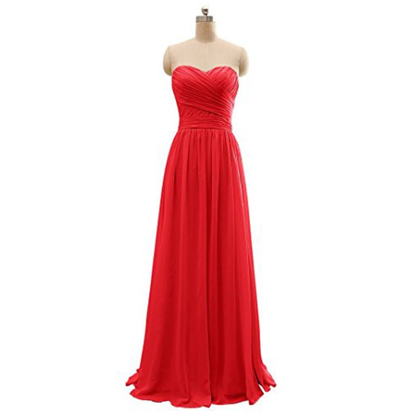 Chiffon Bridesmaid Mini Dress, Three Necklines - Luzilly Bridal & Apparel