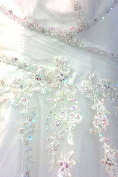 CLEARANCE - Juliet 301 Poofy Quinceanera Tulle Dress A-Line Strapless Beading - Luzilly Bridal & Apparel