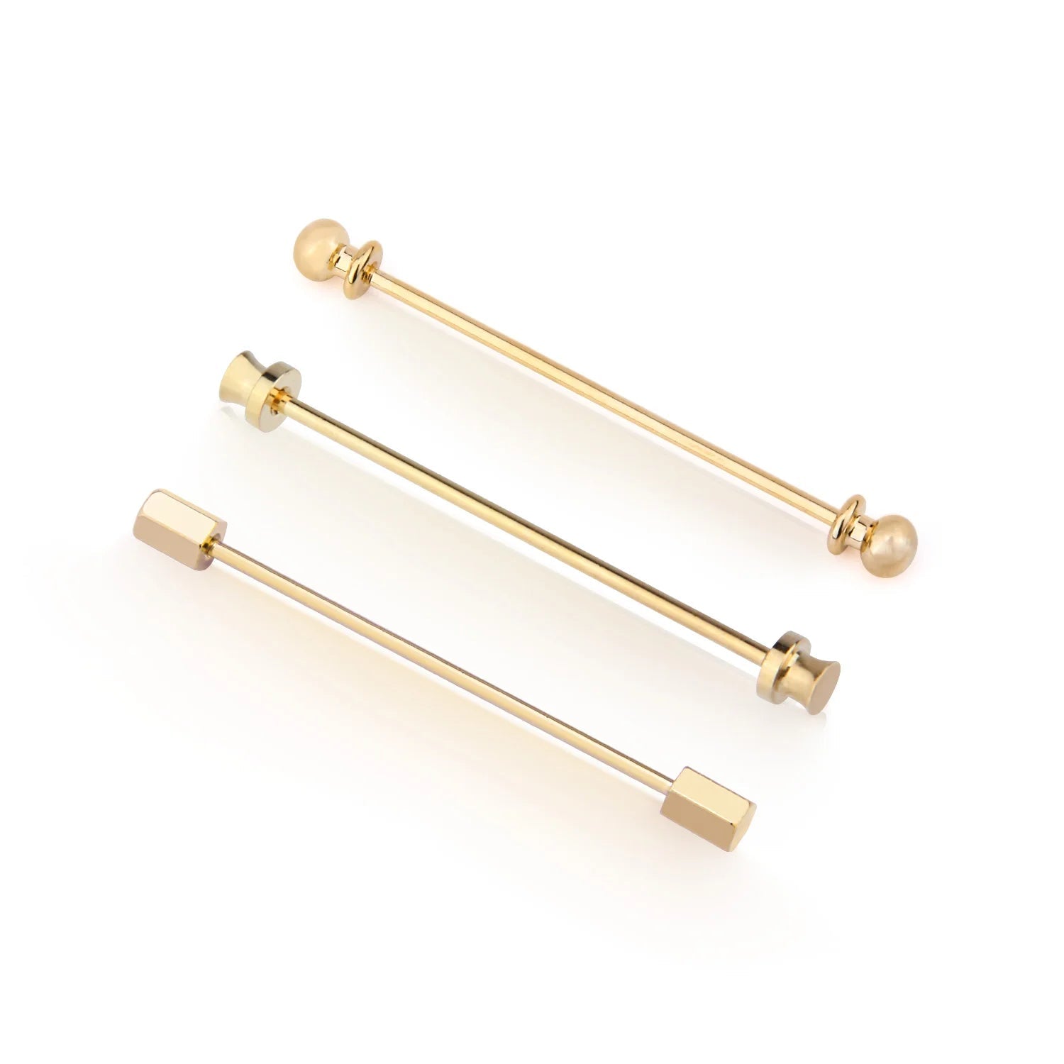 Clip For Collar Shirt Men Shirt Pins Tie Clip Pinned Collar Brooch With Box Wedding Souvenirs Lapel Pin For Men Man Cufflinks - Luzilly Bridal & Apparel
