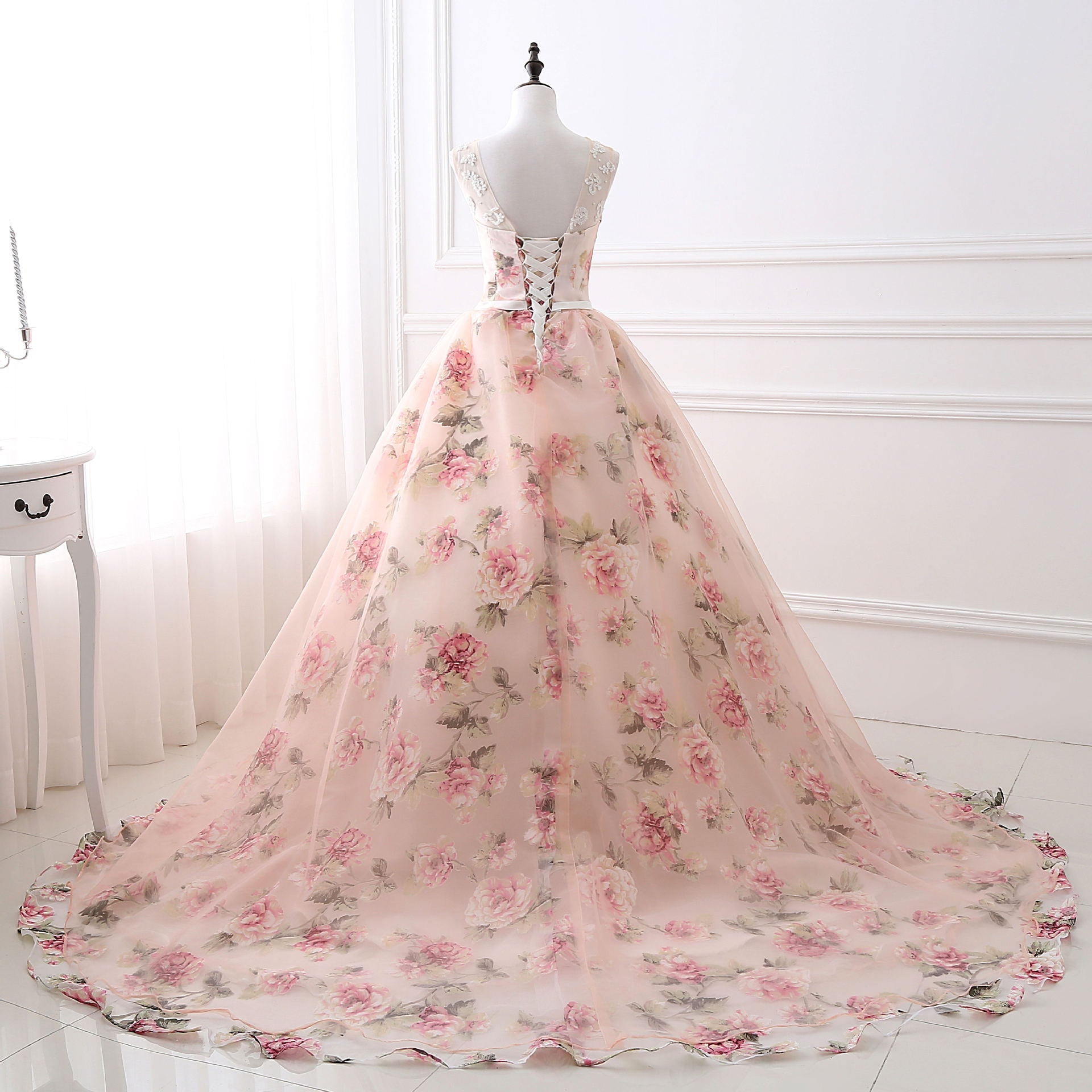 Color Tube Top Sweetheart Neckline Long Tail Wedding Dress Company Host Annual Meeting Dress - Luzilly Bridal & Apparel