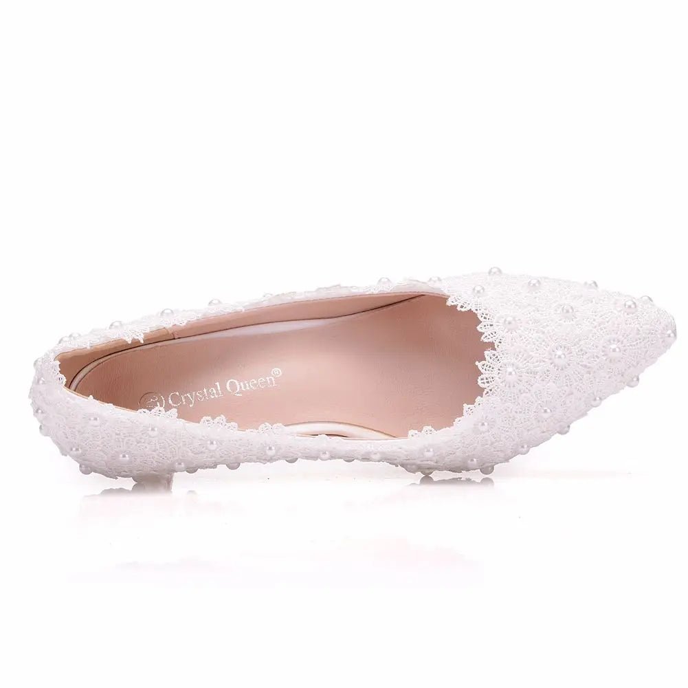 Comemore White Bride Wedding Mules 5cm Stilettos Shoes Pumps Stripper Party White High Heels Sandals Women New Size 34 43 - Luzilly Bridal & Apparel