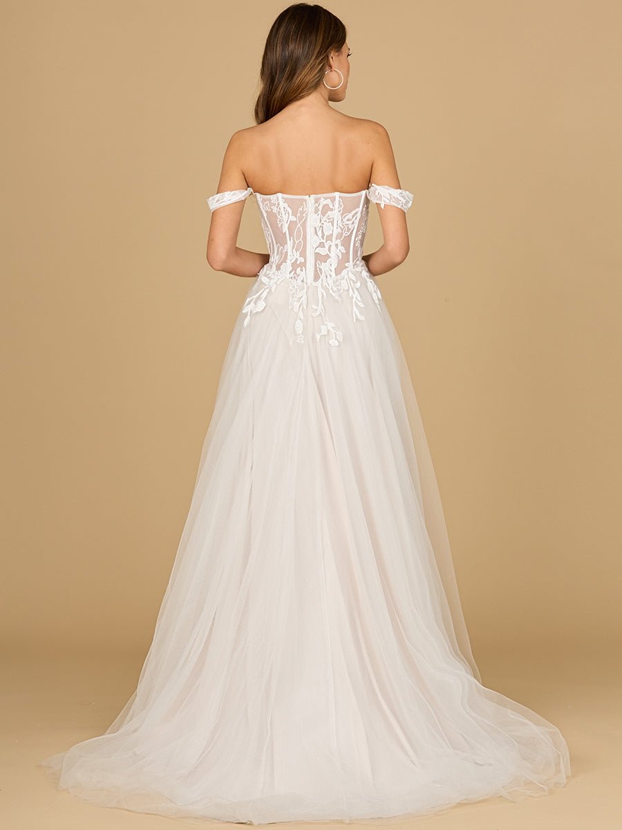 Corset, Off Shoulder Bridal Gown - Luzilly Bridal & Apparel