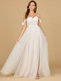 Corset, Off Shoulder Bridal Gown - Luzilly Bridal & Apparel