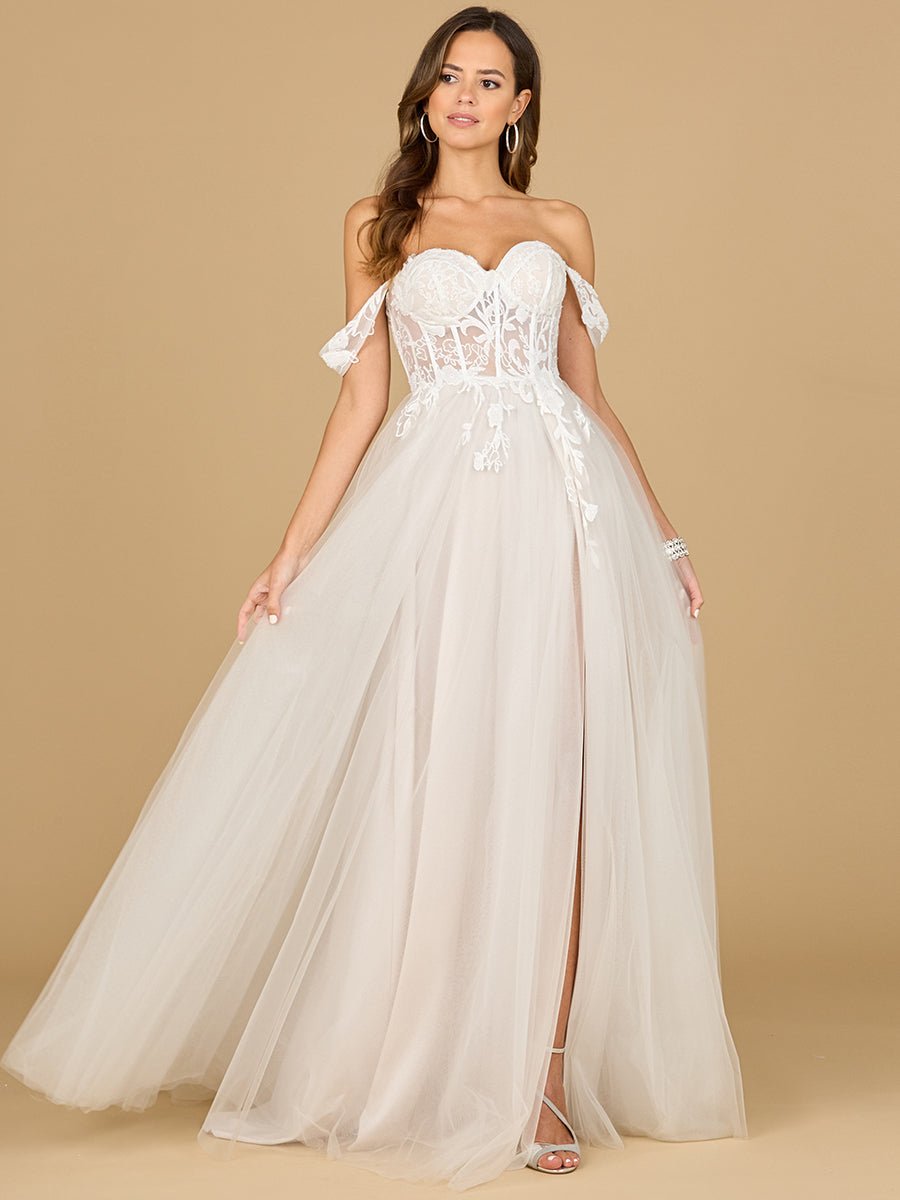 Corset, Off Shoulder Bridal Gown - Luzilly Bridal & Apparel